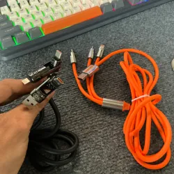 Dây cáp sạc 4 in 1 + 1 sạc 3 chui 658147