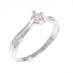 Nhẫn kim cương K18WG 0.08CT - Hàng hiệu chính hãng