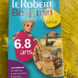 LE ROBERT BENJAMIN CP-CE 6.8 ans DICTIONAIRE