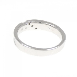 Nhẫn kim cương ba viên K14WG 0.10CT 666303