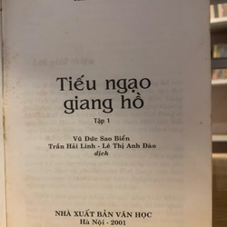 TIẾU NGẠO GIANG HỒ 4 cuốn (Tập 1 - 8) 277812