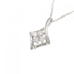 K18WG/750WG Dây chuyền kim cương 0.10CT - Hàng hiệu Chính hãng 857543