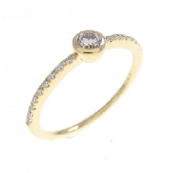 Nhẫn kim cương K18YG 0.17CT - Hàng hiệu Chính hãng