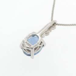 Dây chuyền aquamarine PT900/PT850 0.92CT - Hàng hiệu Authentic 862353