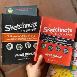 2 cuốn sách Sketchnote Lý thuyết và Thực hành 310514