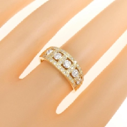 Nhẫn kim cương K18YG 0.801CT 667375