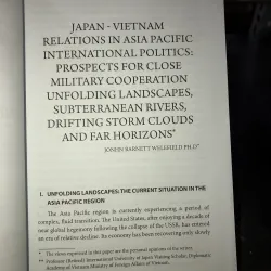 Kỷ yếu hội thảo khoa học - 40 năm quan hệ Việt Nam - Nhật Bản - Thành quả và triển vọng 778446