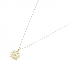 K18YG Hoa Hồng Kim Cương Dây Chuyền 0.18CT - Hàng hiệu Chính hãng 861100