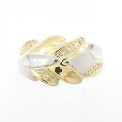 Nhẫn kim cương K18YG/PT 672509