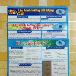 [Lập Trình] 3 tờ tóm tắt cách sử dụng ngôn ngữ C++, VB.NET, C#
