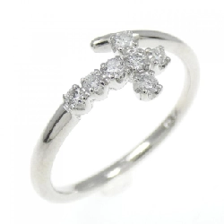 Nhẫn kim cương PT900 hình chữ thập 0.14CT