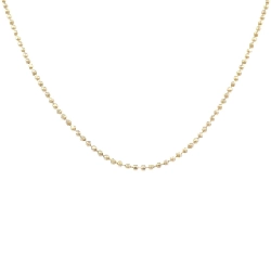 Dây chuyền bóng K18YG - Hàng hiệu Authentic