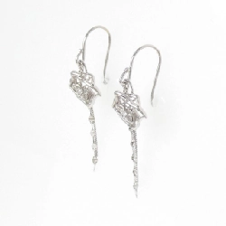 K10WG Bông tai kim cương hồng 0.02CT - Hàng hiệu Chính hãng 865693