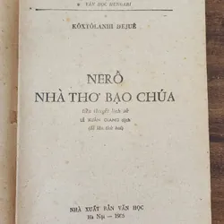 Tiểu thuyết lịch sử Hungary: NERÔ NHÀ THƠ BẠO CHÚA (1985) 723302