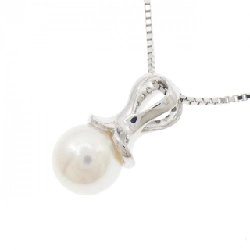 K18WG Chuỗi ngọc trai Akoya 9.0mm - Hàng hiệu Authentic 856828