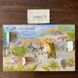 Sách ngoại văn See Inside the World of Dinosaurs, Used, Bìa cứng, Lật mở 756493