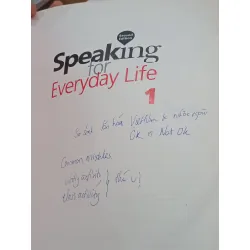 Speaking for Everday Life 560615