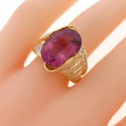 Nhẫn Tourmaline K18YG 6.30CT - Hàng hiệu Chính hãng 853771