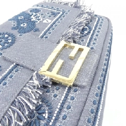 【Sản phẩm mới】Túi Fendi BAGUETTE DENIM 8BR600 AUT7 617128