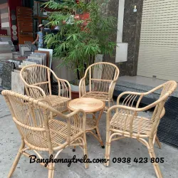 Ghế mây đơn tự nhiên 591058