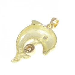 K18YG Cá heo Dây chuyền Kim cương 0.2CT - Hàng hiệu Chính hãng 866889