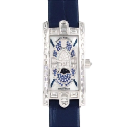Harry Winston Avenue C Mini Moon Phase WG/Baguette D 20th LTD AVCQMP16WW005 WG Quartz - Hàng hiệu Authentic