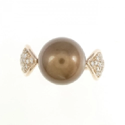 Nhẫn ngọc trai đen K18PG 10.9mm 673199