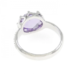 Nhẫn Amethyst K10WG - Hàng hiệu Authentic 853781