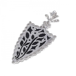 K18WG Onyx Pendant - Hàng hiệu Authentic 862213