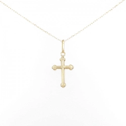 K18YG Dây chuyền hình chữ thập - Hàng hiệu Chính hãng