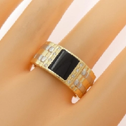 K18YG/PT900 Nhẫn Onyx - Hàng hiệu Chính hãng 849559