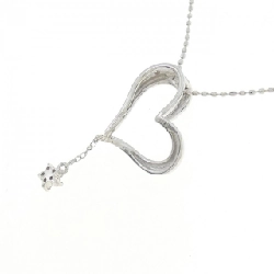 K18WG Mặt dây chuyền hình trái tim × ngôi sao kim cương 0.06CT - Hàng hiệu Chính hãng 860645