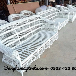 Băng ghế sofa dài mây tự nhiên 493352