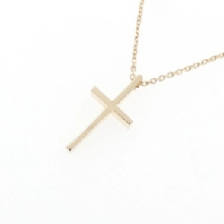 4゜C K10YG Dây chuyền hình chữ thập - Hàng hiệu Authentic 841393