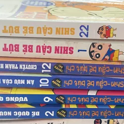 Combo 6 quyển Shin cậu bé bút chì màu