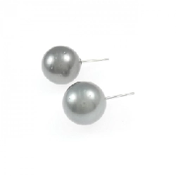 K14WG Bông tai ngọc trai đen 11.6mm - Hàng hiệu Chính hãng 865390