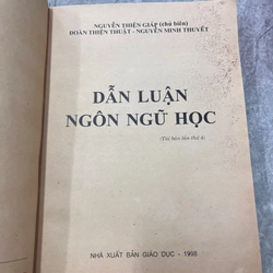 DẪN LUẬN NGÔN NGỮ HỌC 389144