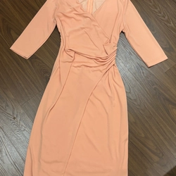 Đầm thun thiết kế_size S_ màu cam sữa 524266