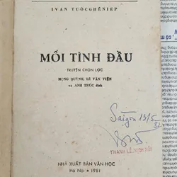 Truyện chọn lọc của Ivan Turgenev: MỐI TÌNH ĐẦU 706217
