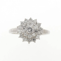 Nhẫn kim cương hoa PT900 0.50CT - Hàng hiệu Authentic 850745