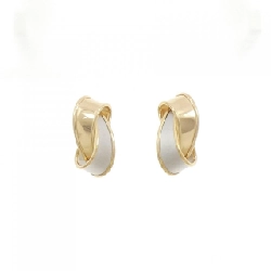 K18YG/PT900 Bông tai - Hàng hiệu Authentic