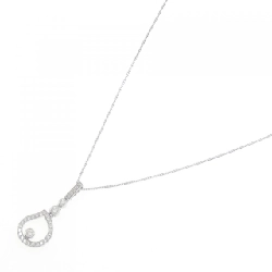 750WG/K18WG Dây chuyền kim cương 0.135CT - Hàng hiệu Authentic 858293