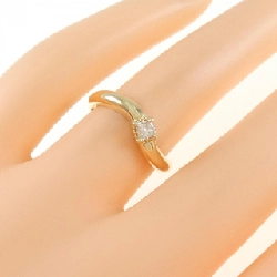 Nhẫn kim cương K18YG 0.16CT 673004