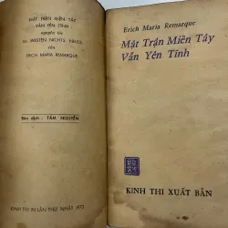 Mặt trận miền Tây vẫn yên tĩnh – Erich Maria Remarque 991678
