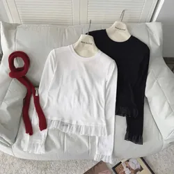 Áo phông bèo nữ form ôm tôn dáng – chất thun co giãn siêu đẹp, dễ phối đồ  653659