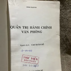 Quản trị hành chính văn phòng - MIKE HARVAY- 420 trang  1000448