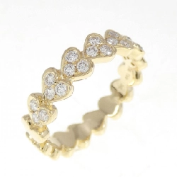 Nhẫn kim cương hình trái tim 750YG 0.37CT