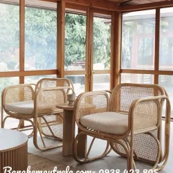 Ghế mây vuông mắt cáo 788592