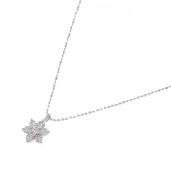 K18WG Hoa Kim Cương Dây Chuyền 0.5CT - Hàng hiệu Chính hãng 855949