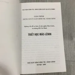 Triết học mác lenin. Giáo trình trung cấp lý luận chính trị hành chính 1041276